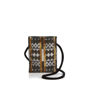 NWT ELIZABETH AND JAMES Women's Black Sequined Single Strap Messenger Bag